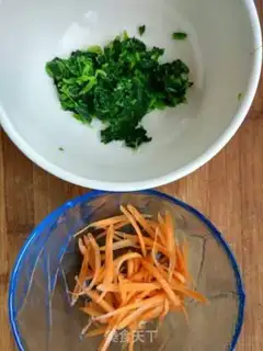 Make Spinach carrots step 0