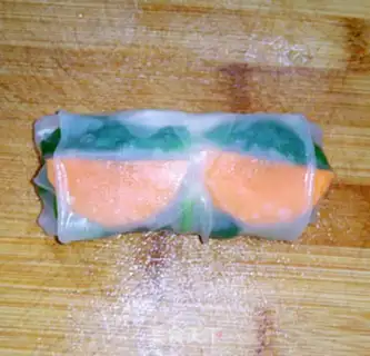 Make Chicken Spring Roll step 6