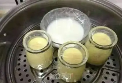 Make Cream pudding step 1