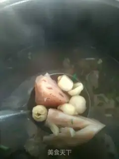 Make Dragon bones, Lotus soup step 5