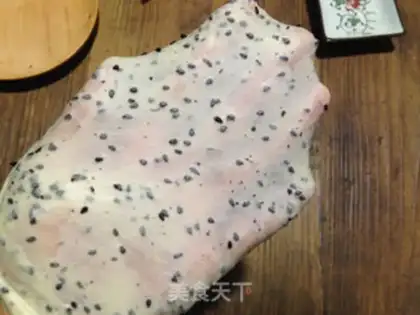 Make Black sesame toast step 3