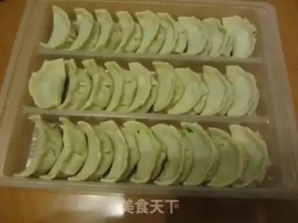 Make Celery pork dumplings step 9