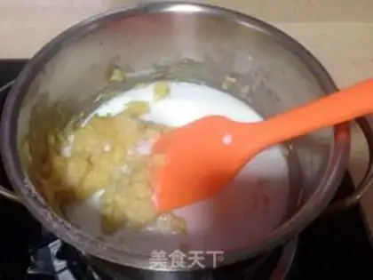 Make Bean box cake step 4