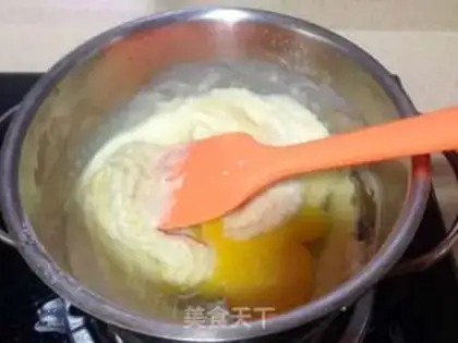 Make Bean box cake step 5