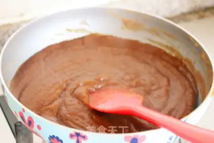 Make Homemade red date mud step 6