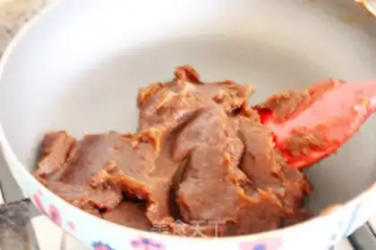 Make Homemade red date mud step 9