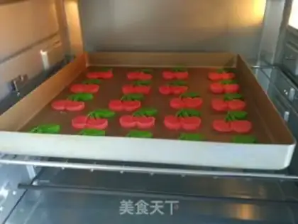 Make Cherry cookies step 10