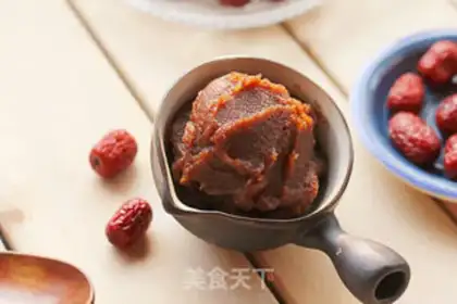 Make Homemade red date mud step 10