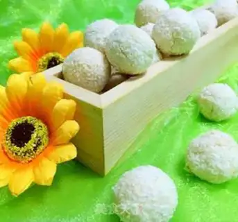 Make Protein coconut ball step 9