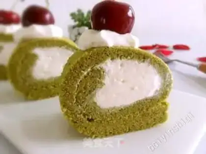 Make Sponge over tea cake rolls step 8
