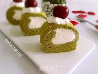 Make Sponge over tea cake rolls step 9