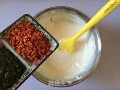 Make A fruit and vegetables cake step 10
