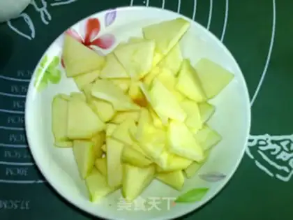 Make All yoghurt apple cake step 1