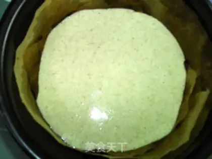 Make All yoghurt apple cake step 7