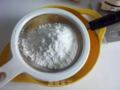 Make Spinach red bean cake step 3