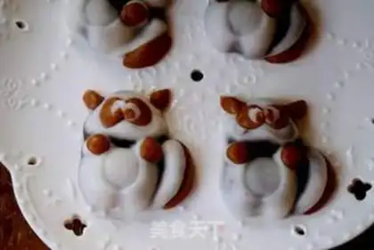 Make The raccoon ice-skin mooncake step 10