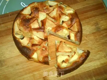 Make All yoghurt apple cake step 14