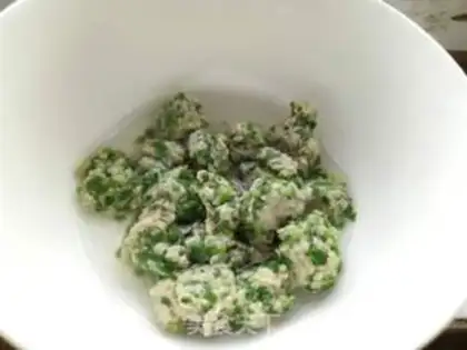 Make Baby food supplements - spinach meatballs step 2
