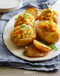 Make Cheese baked potatoes step 2