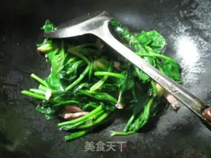 Make Salted spinach step 3