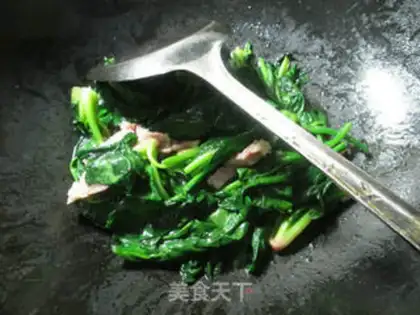 Make Salted spinach step 5
