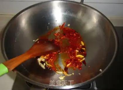 Make Spicy goat blood tofu step 7