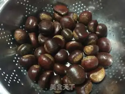 Make Baked chestnuts step 1