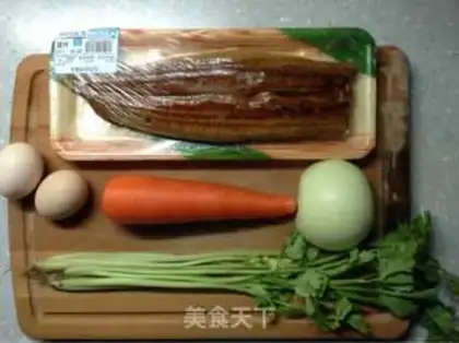 Make Japanese eel fried rice step 0