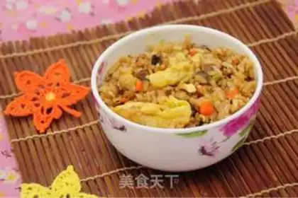 Make Japanese eel fried rice step 6