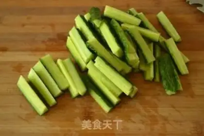 Make Sour cucumber step 2