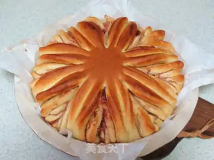 Make A charming drop of flowers and a hand to tear bread step 15