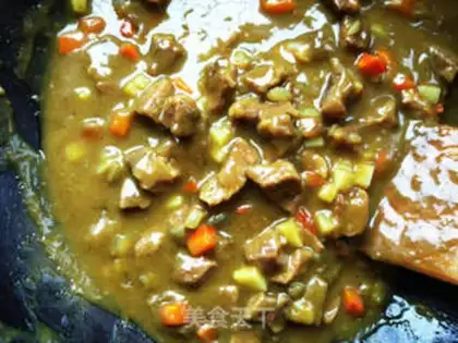 Make Little yellow curry beef step 12