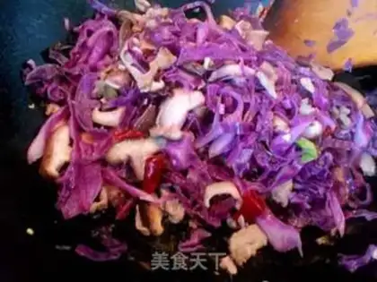 Make Blue thin mushrooms step 7
