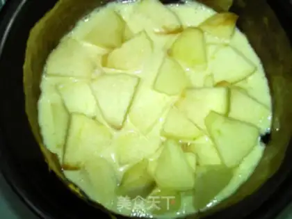 Make No sour apple cake step 8