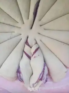 Make The potato is a flowered bread step 15