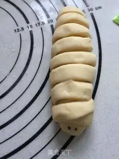 Make Improved caterpillar bread step 7