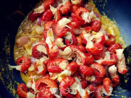 Make Curry lobster tail step 3