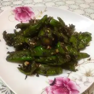 Make The green peppers of Qingbong step 6