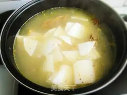 Make Cowbone radish soup step 6
