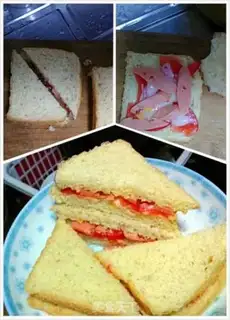 Make Toast sandwich step 2