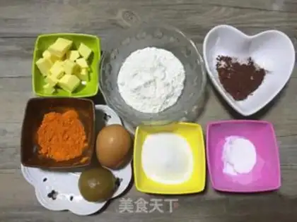 Make Lotus cheese cartoon cake step 0