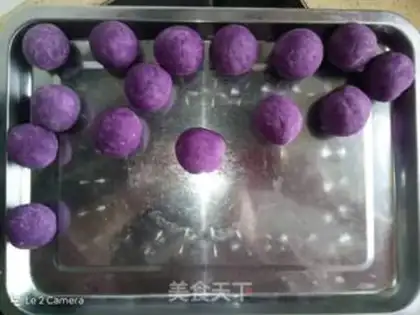 Make Sesame potato ball step 1
