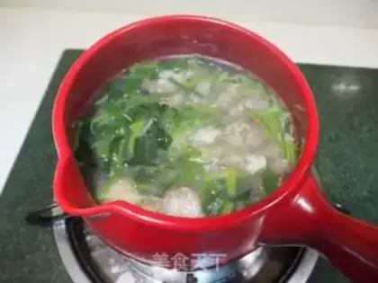 Make Sea cucumber spinach soup step 3