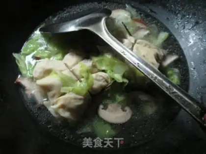 Make Noodles for mushroom cabbage step 5