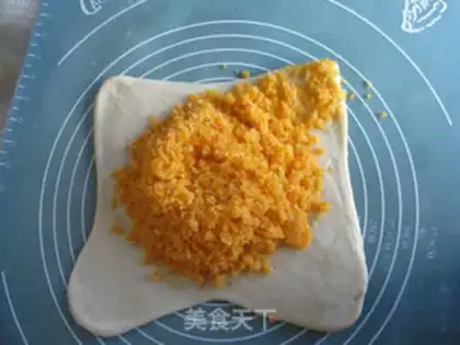 Make Salted egg yellow cookies step 7