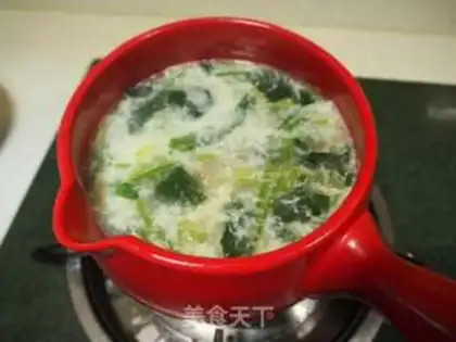 Make Sea cucumber spinach soup step 5