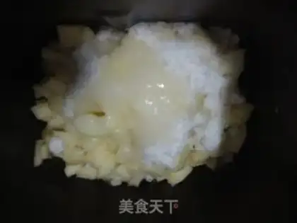 Make Bread machine makes apple jam step 1