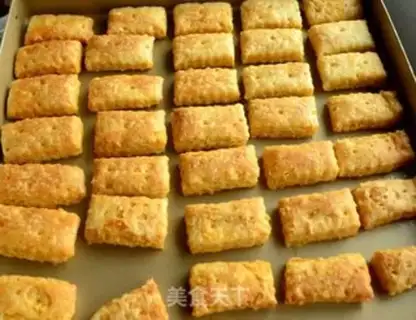 Make Salted egg yellow cookies step 18