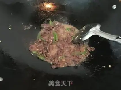 Make Black pepper beef butterflies step 7
