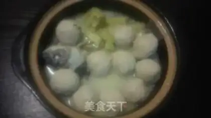 Make Suffering melon meatball fish soup step 7